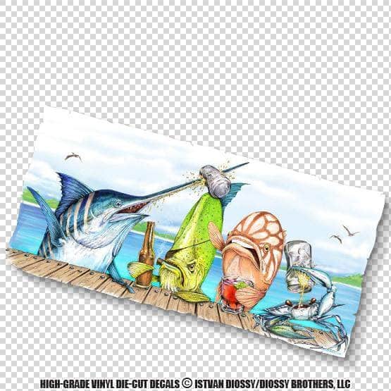 Raw Bar - Large Die-Cut Sticker