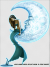 "Mermaid in the Moon" (Die-Cut Decal)