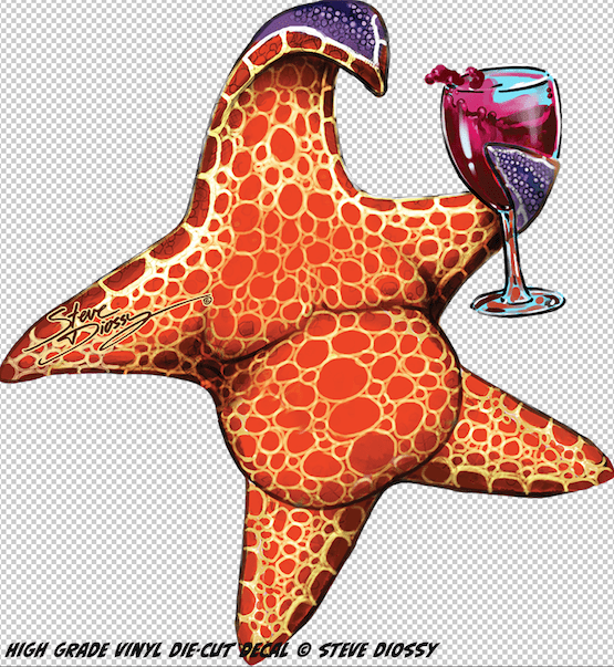 The Starfish - Large Die-Cut Sticker