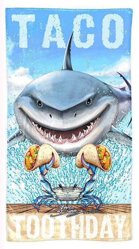 "Taco Toothday" Premium Beach Towel