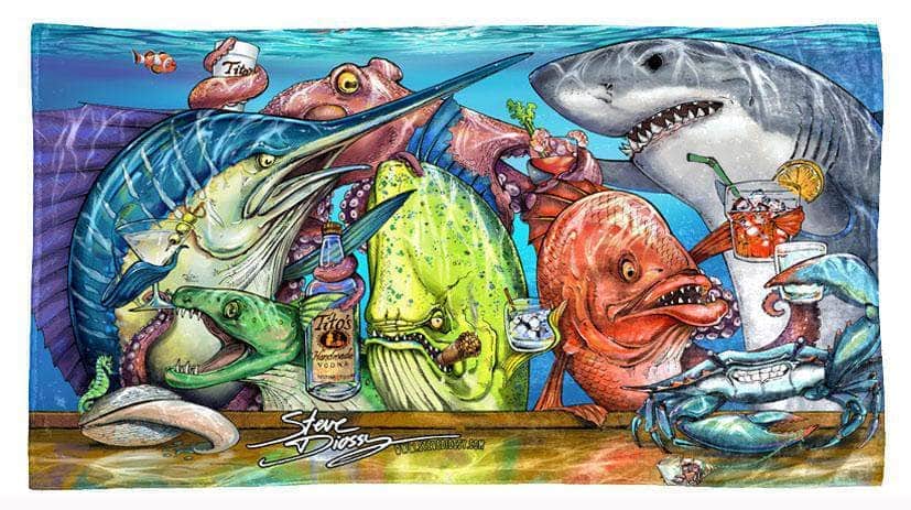 "Cheers" Premium Beach Towel