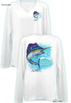 Official 2022 Palm Beach International Boat Show Ladies Long Sleeve V-neck- 100% Polyester