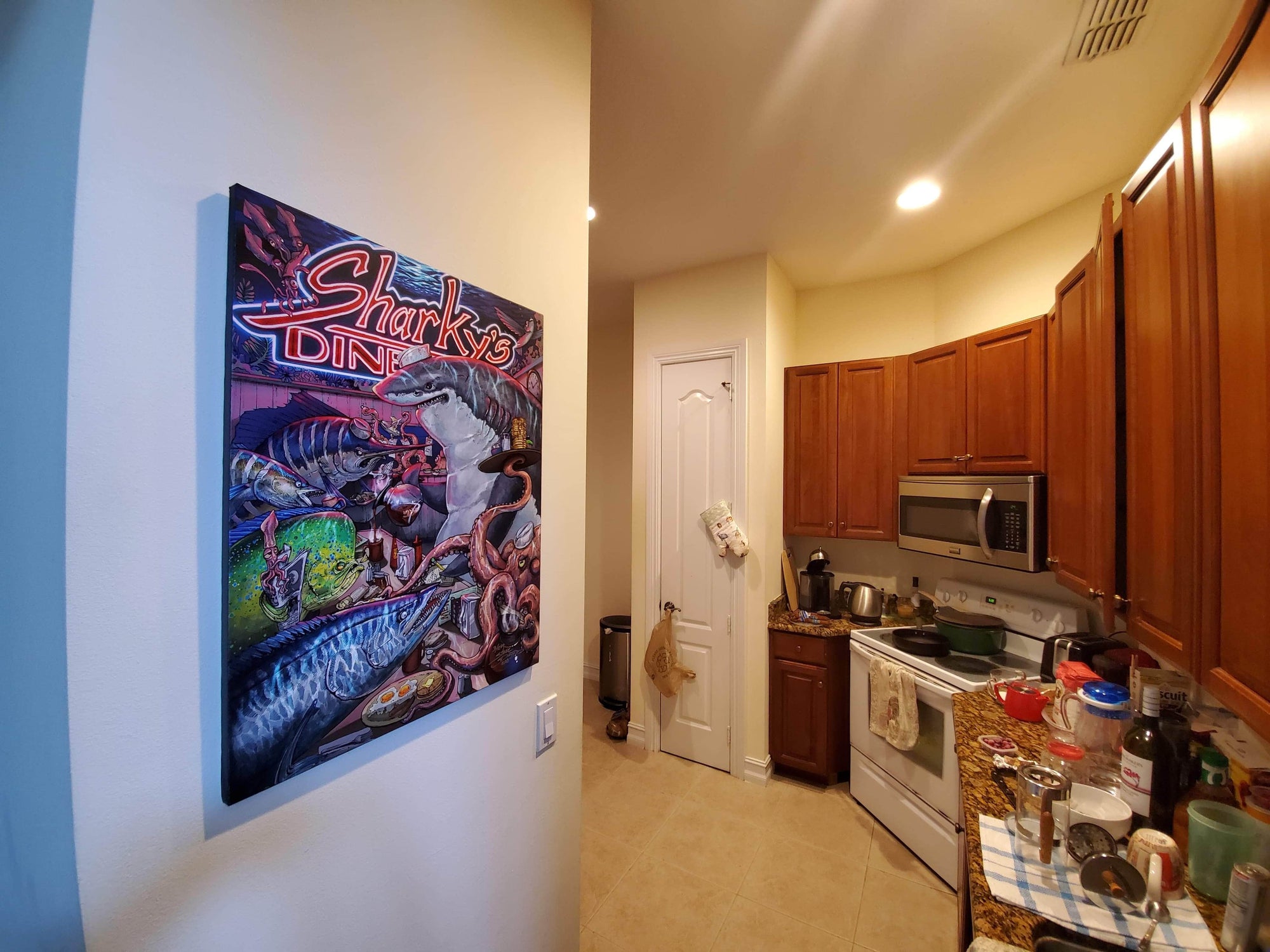 "Sharky’s Diner" Limited Edition Canvas