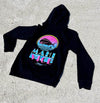 "Mahi Vice Retro" Cotton Hooded Pullover Sweatshirt